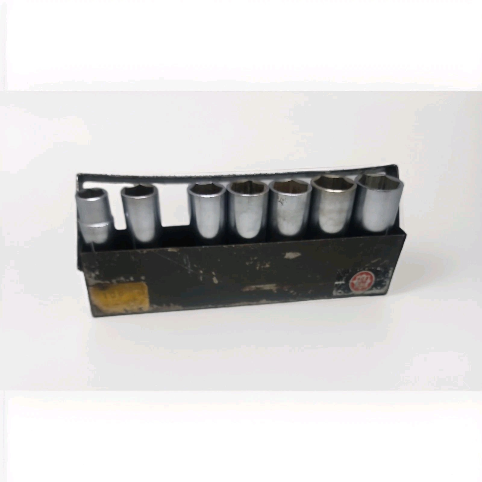 Vtg Wright Tool Deep Well Seoket Set 6pt 3/8″dr 15/16″ – 1-2″ No 9/16″ Socket