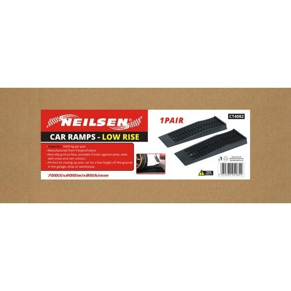 NEILSEN 1PAIR CAR RAMP LOW RISE IDEAL FOR SPORTS CARS JACK ACCESS CT4082