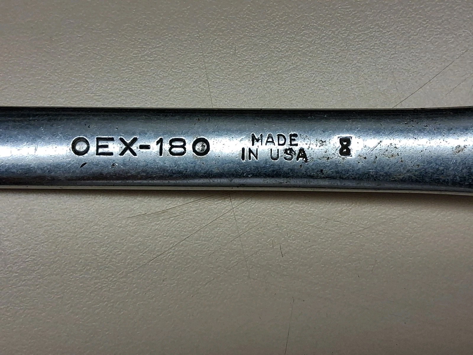 Snap On OEX180 9/16″ SAE 12 Point Short Combination Wrench USA W/initials