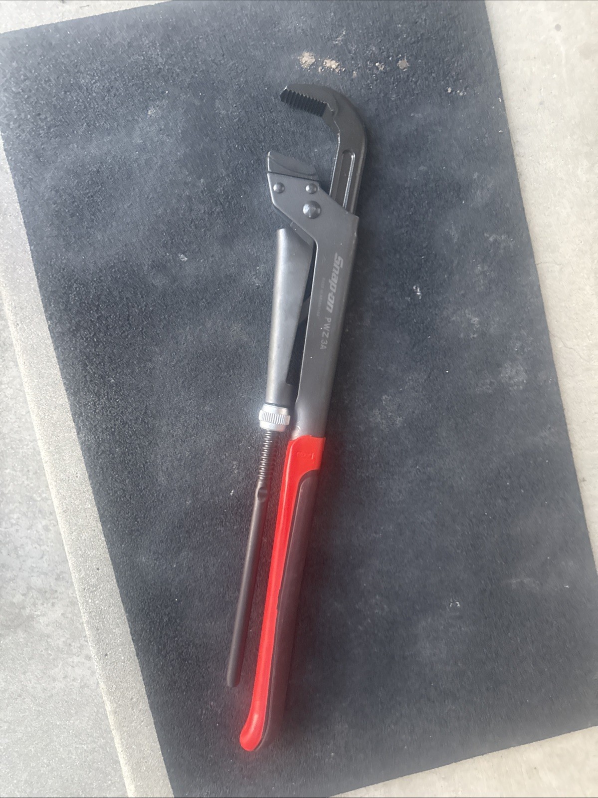 For Snap-on Tools RED 21-1/2″ Soft Grip Adjustable Plier Wrench PWZ3A