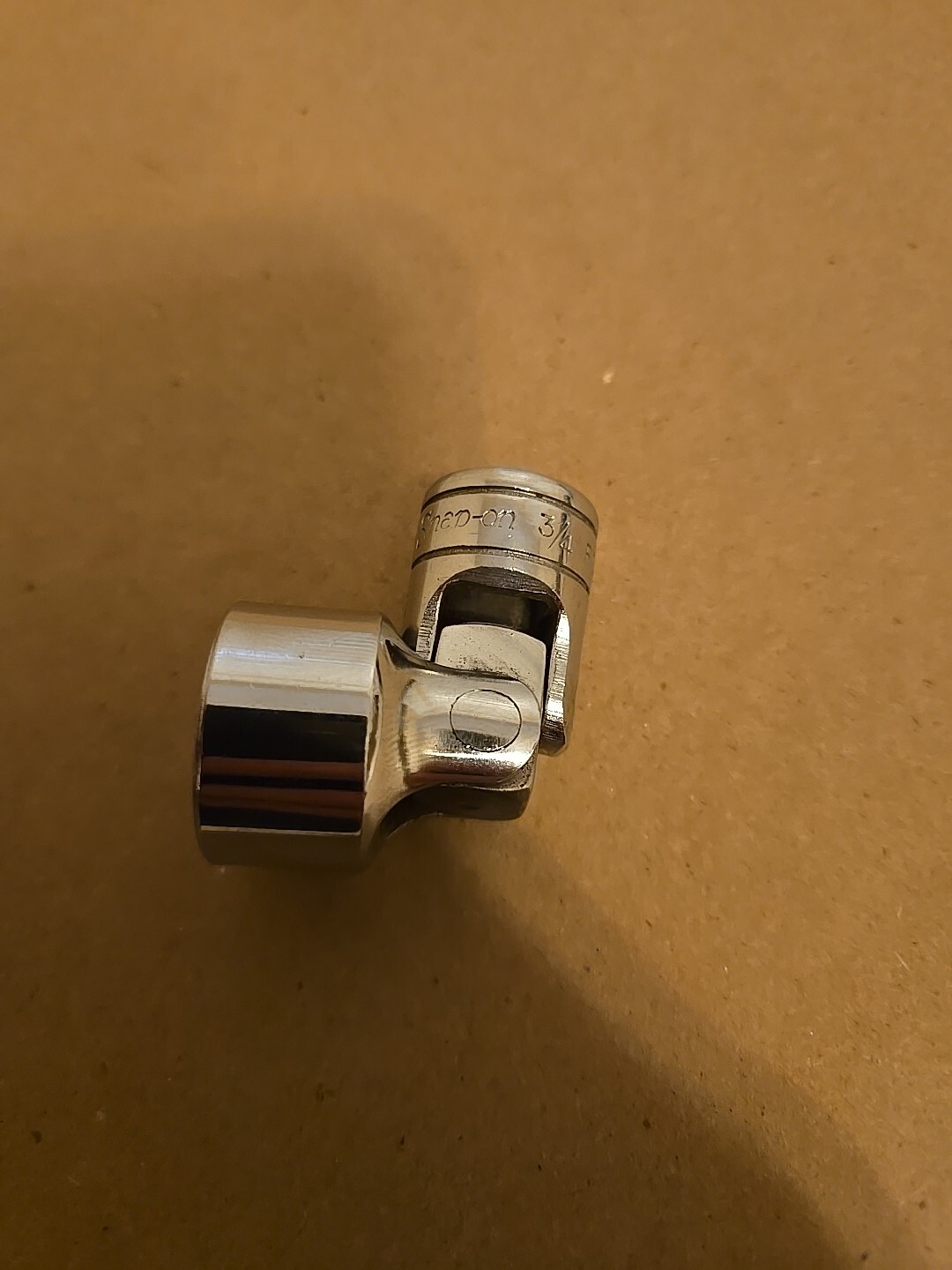 Snap On 3/8″ Drive 3/4″ 6PT SAE Chrome Universal Swivel Socket FS24