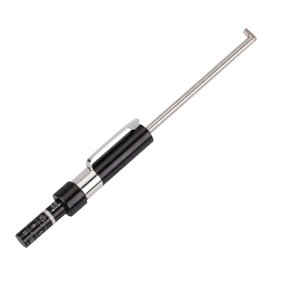 Brake Pad Thickness Gauge Measure Tool w/ Scale car Detection Pen Base Plate 6mm
