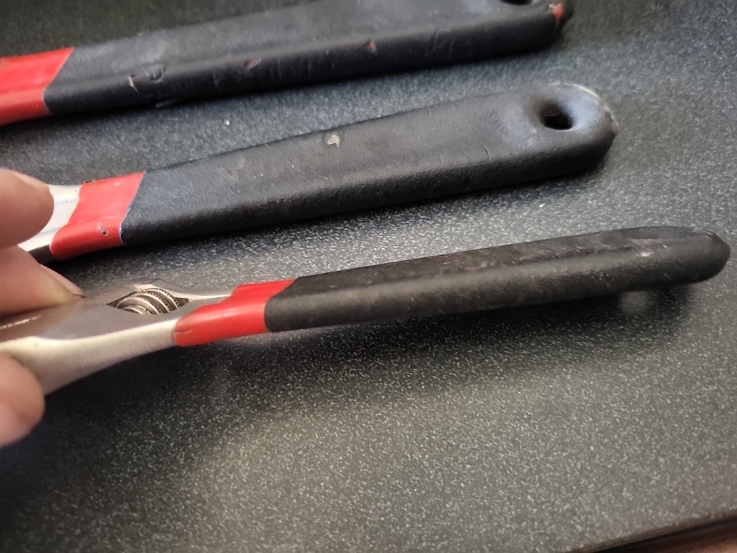 RARE Vintage 3pc Craftsman Professional Adjustable Wrench Set 44166 44167 44168