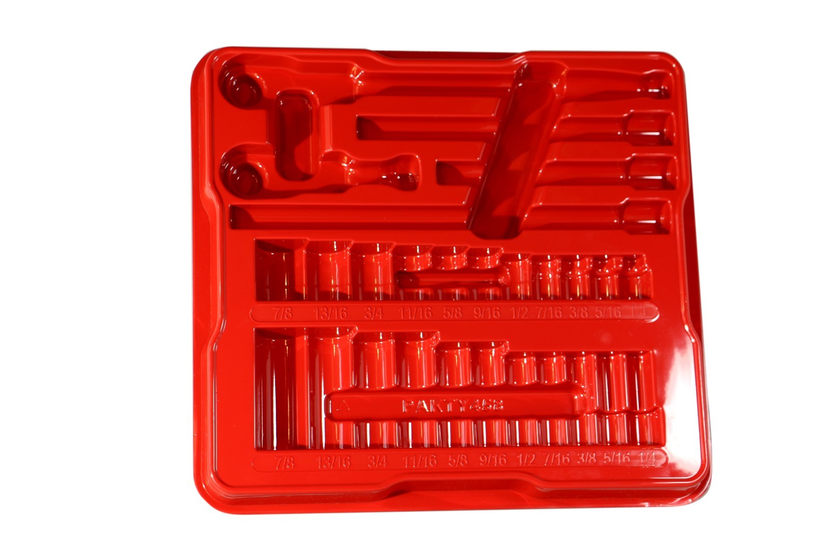 Snap-On Tools 3/8″ American 27pc General Service Socket Tray Only – RED PAKTY458