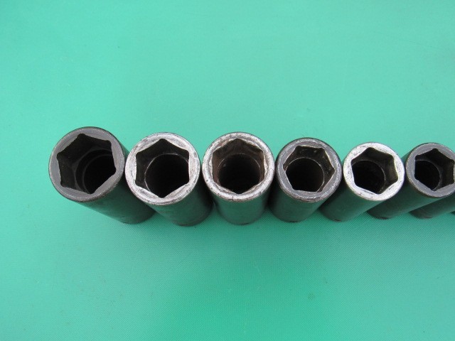 SNAP ON 309SIMY 1/2″ TO 1″ 1/2″ DRIVE SAE 6 PT DEEP IMPACT 9 PC SOCKET SET SIM