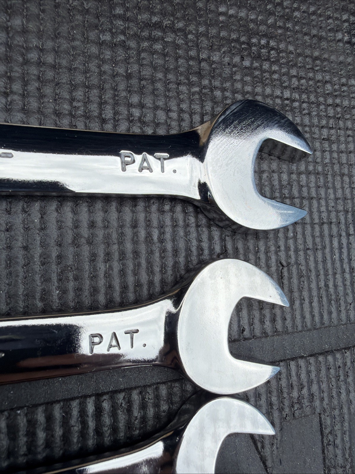 Rare Sears Craftsman USA Nos 7pc Locking Flex Ratcheting Wrench Set 42401 Metric