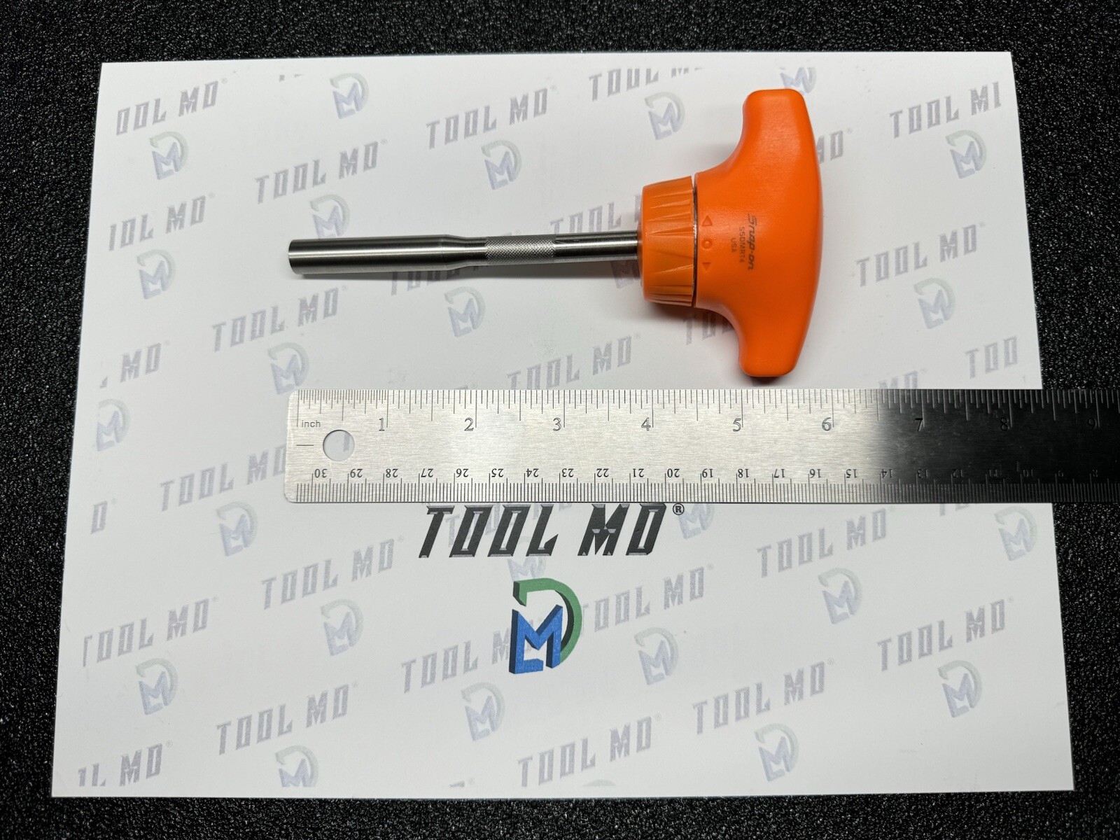 Snap-on Tools USA NEW ORANGE T-Handle Ratcheting Standard Screwdriver SSDMRT4