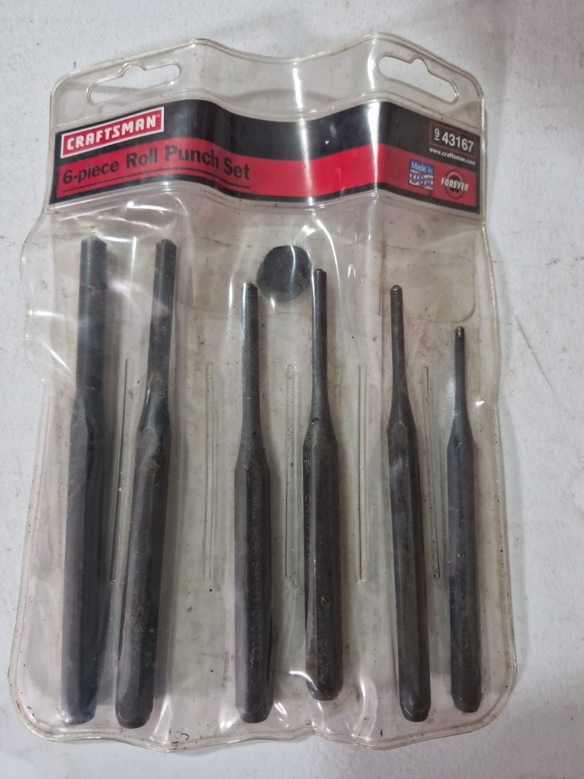 Craftsman 431676 Piece Roll Punch Set USA Gunsmith Made Western Forge RARE!!