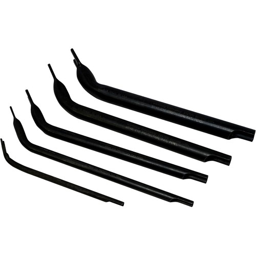 Lisle 42400 Air Line Disconnect Set, Five-Piece, Double-Ended, Angled