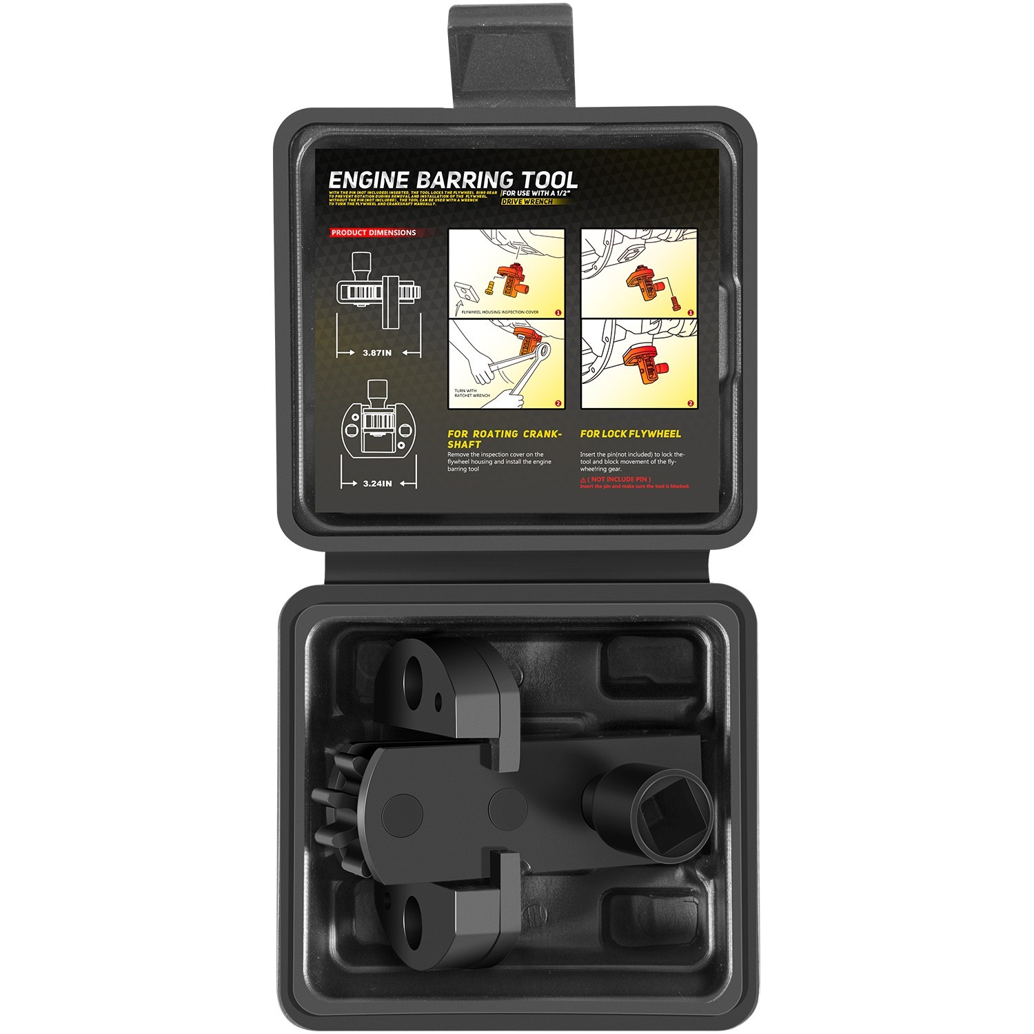 J-46392 Engine Barring Tool for Detroit Diesel DD13, DD15, DD16, MBE4000, MBE900