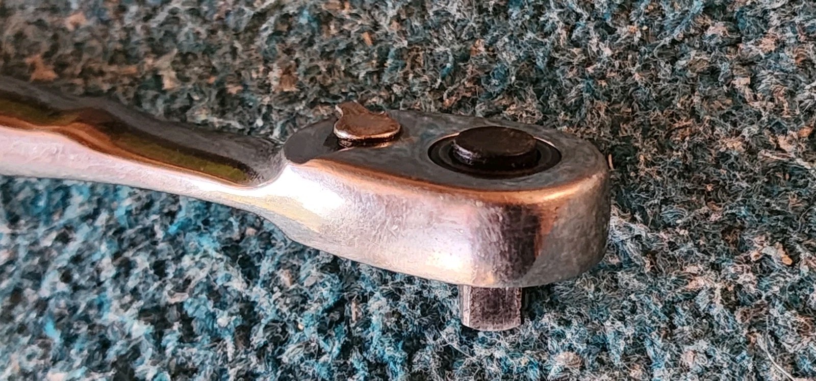 Vintage Craftsman USA, 1/4″ Drive Thin Profile Ratchet 84-Tooth -VV- 44994. Used