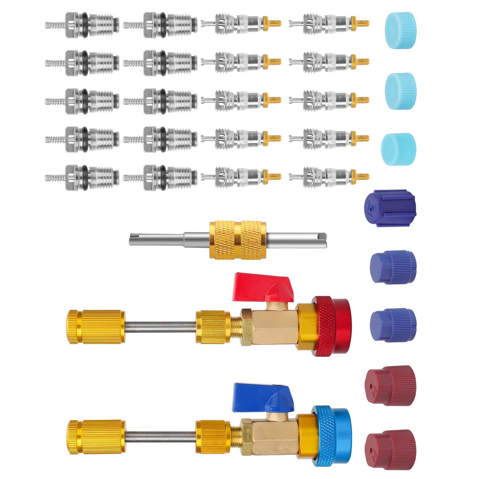 Professional R134A Valve Core Remover Installer Tool for Car AC Repair & Service