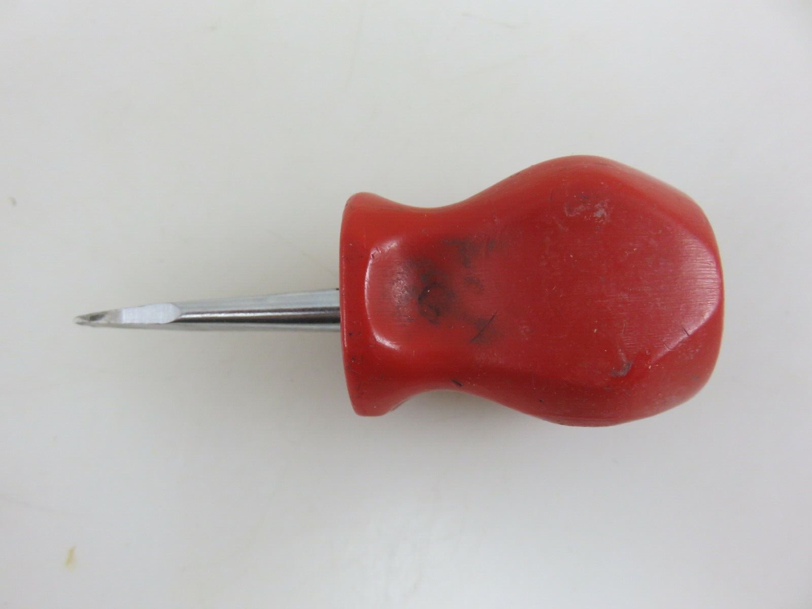 Snap-On SDDP22 Phillips & SDD1 Flate Blade Stubby Screwdrivers RED Hard Handle