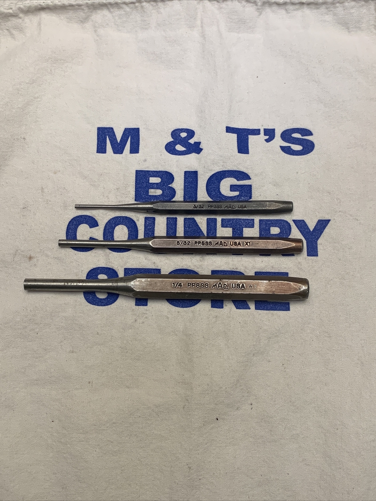 Mac Tools USA 3pc Pin Punch Set PP3SS, PP5SS, PP8SS