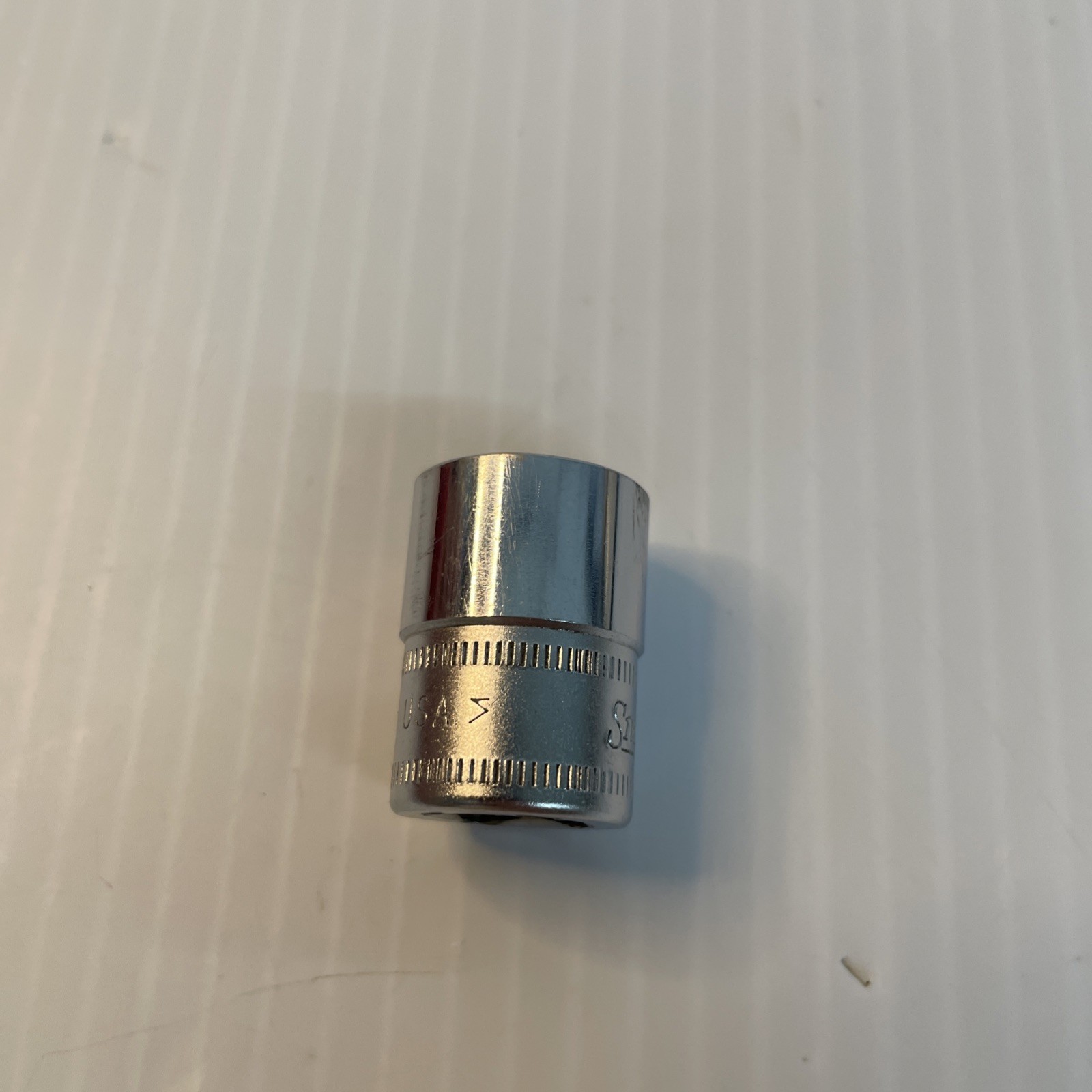 Snap On Tools 14MM 3/8” Drive Metric 6 Point Shallow Chrome Socket FSM141 – USA