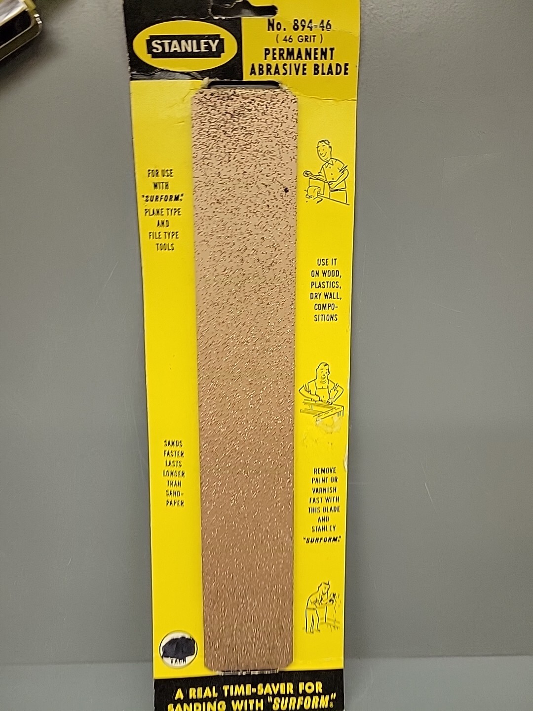 Stanley Surform Carbide Abrasive Blade Rasp 46 Grit 894-46 21-430 295 296 285