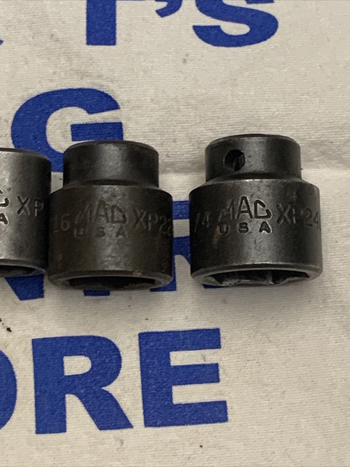 Mac Tools USA 3/8” Drive 6pt 6pc SAE Impact Socket Set XP Series