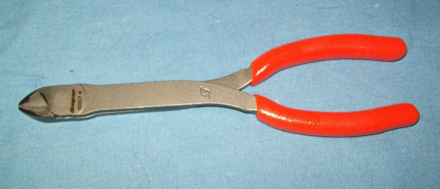 New Snap-on™ 808CFO 8″ Long Mini Diagonal Cutters Orange Vinyl Grip Unused