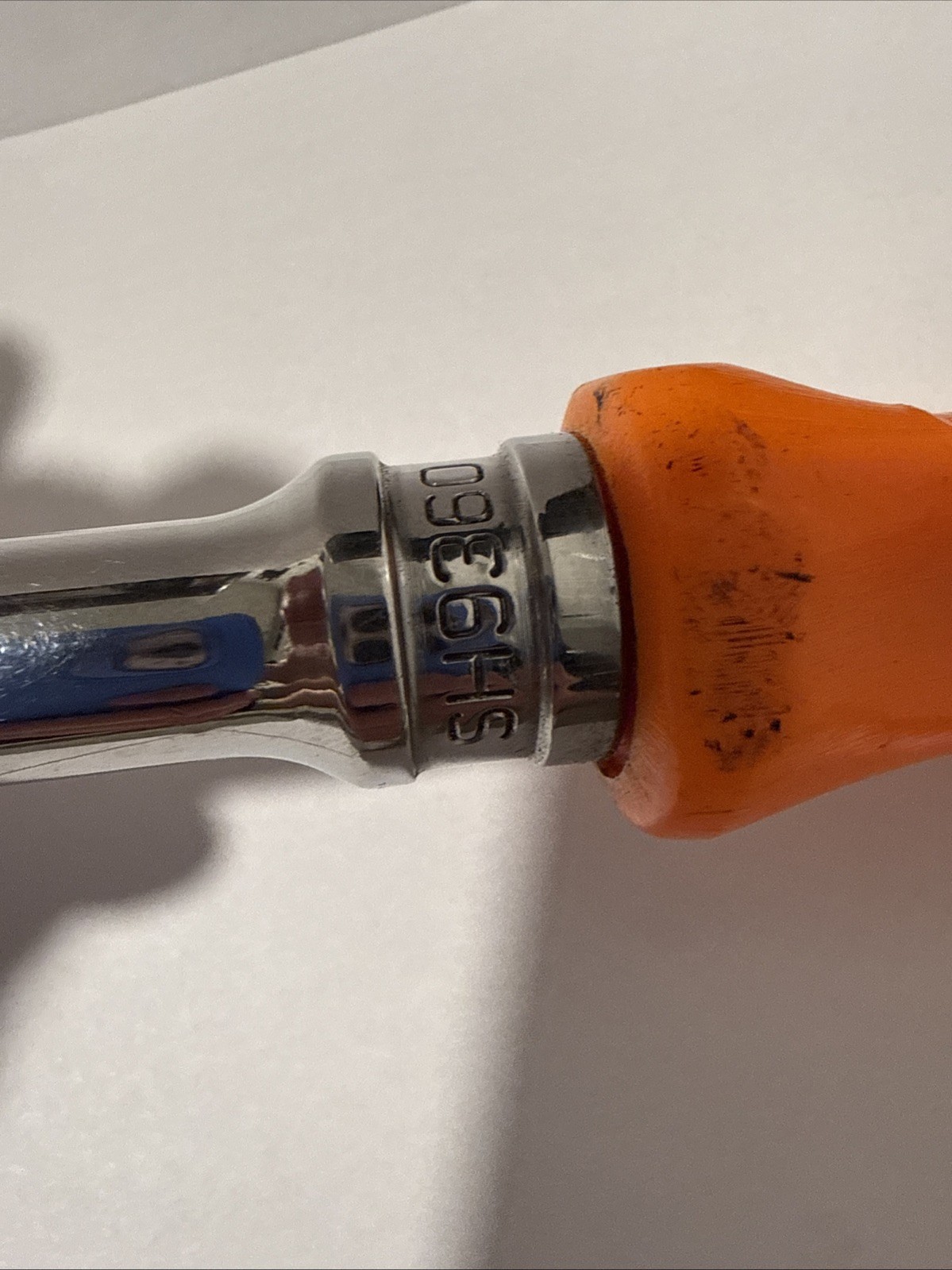 Snap-on Tools USA SH9360 1/2″ Drive Ratchet 11-1/2″ ORANGE Hard Handle Grip