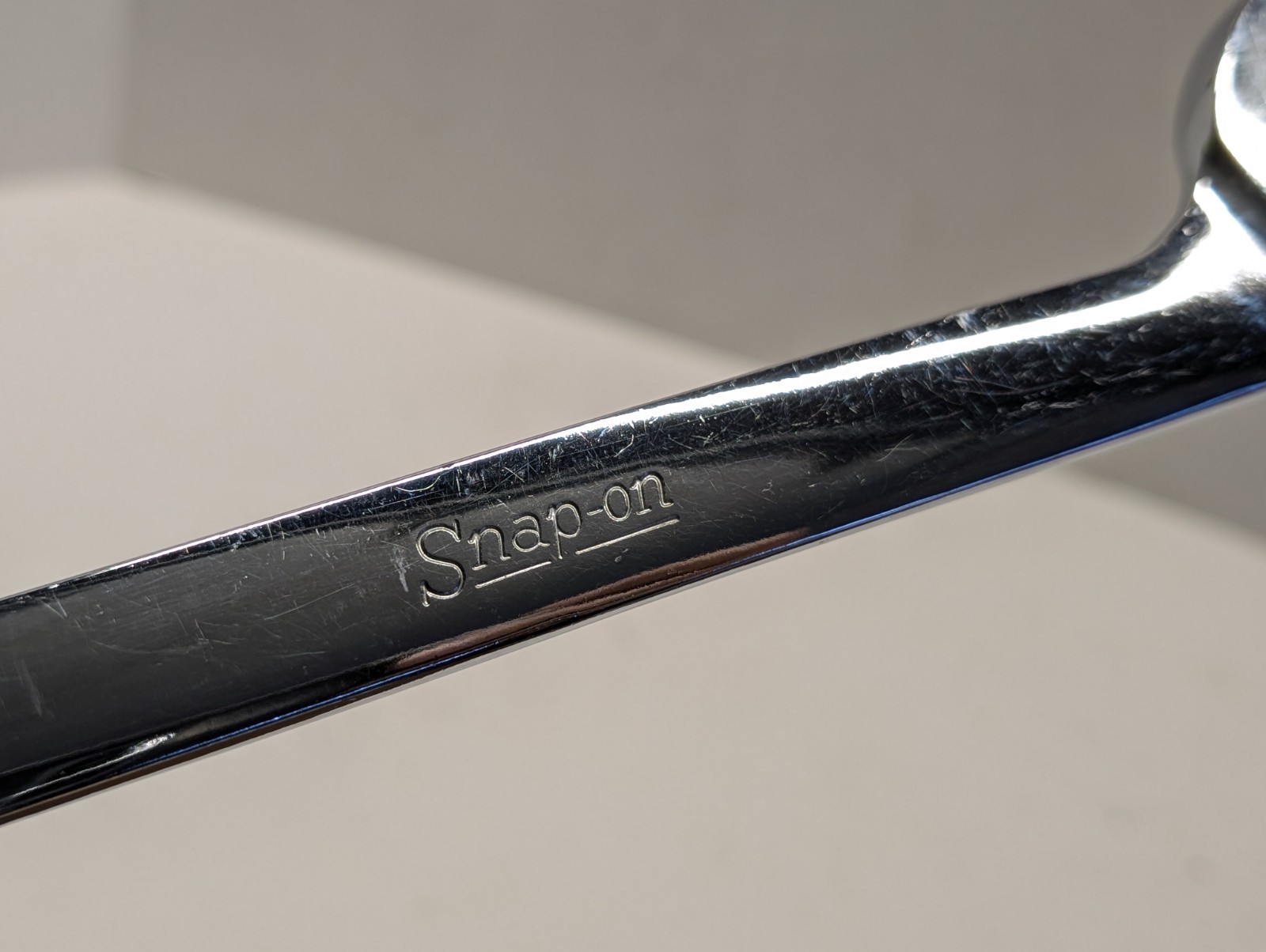 Snap On 1-1/8″ 4 Way Angle Head Wrench VS 36 Old Style Underline Script