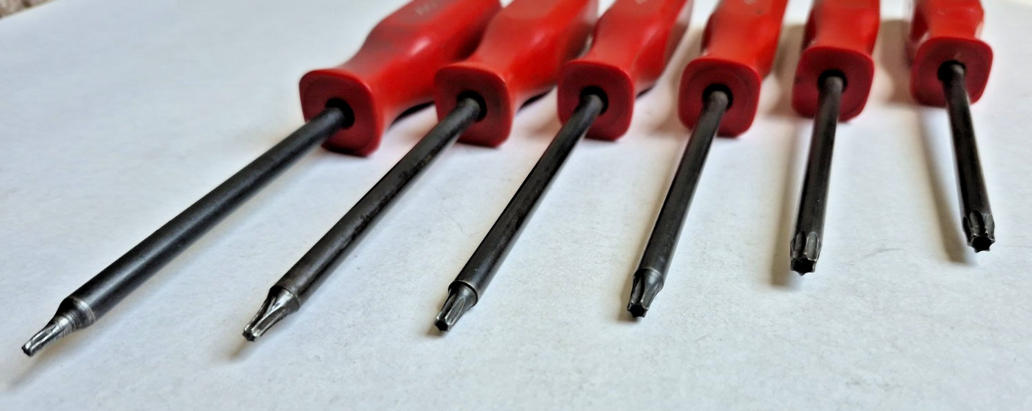 Mac Tools Torx Star 6pc Screw Driver Set ST10A,ST15A,ST20A,ST25A,ST27A,ST30A USA