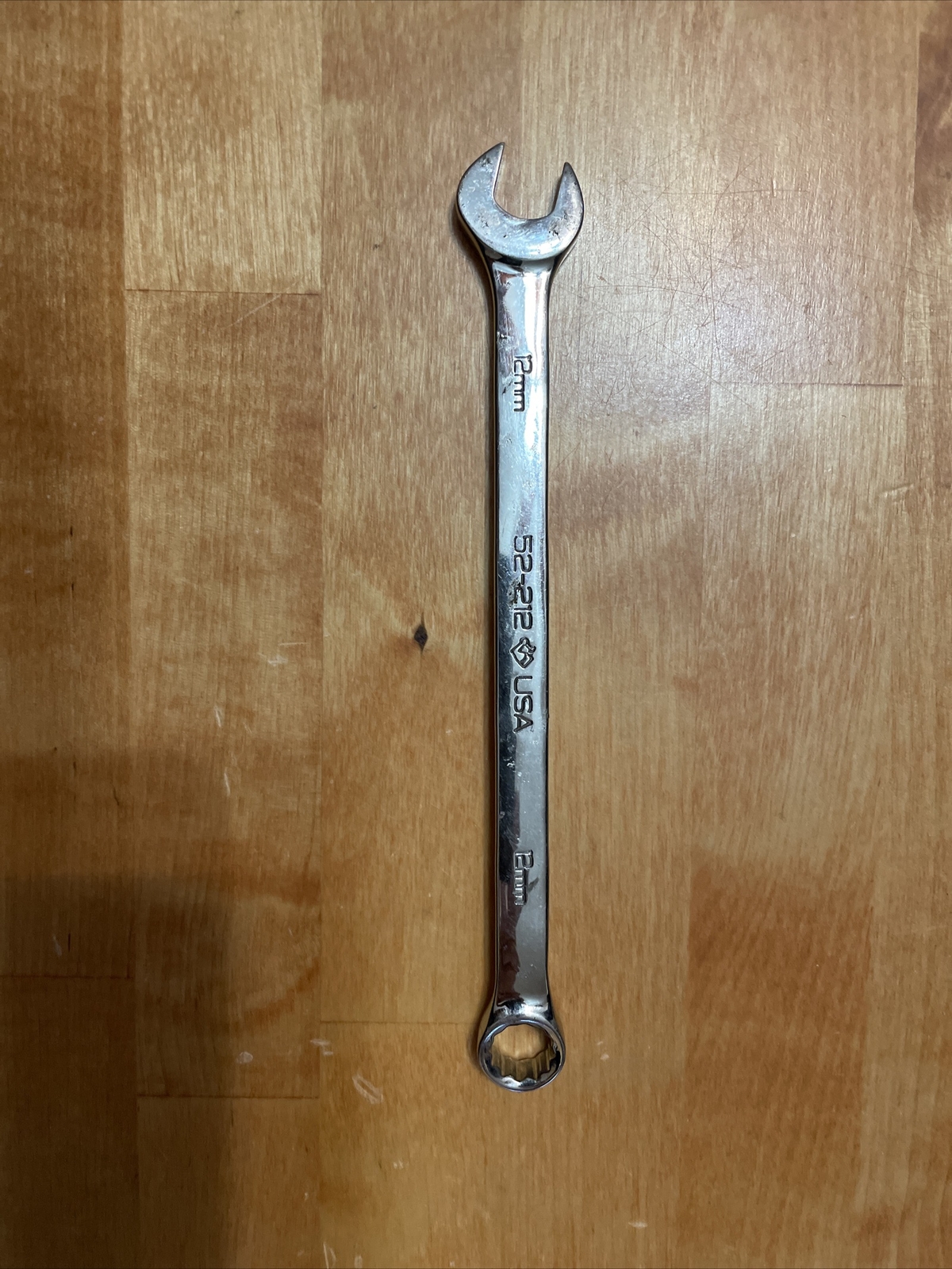 Armstrong Tools 12 Mm Full Polished Long Combination Wrench 52-212 USA!