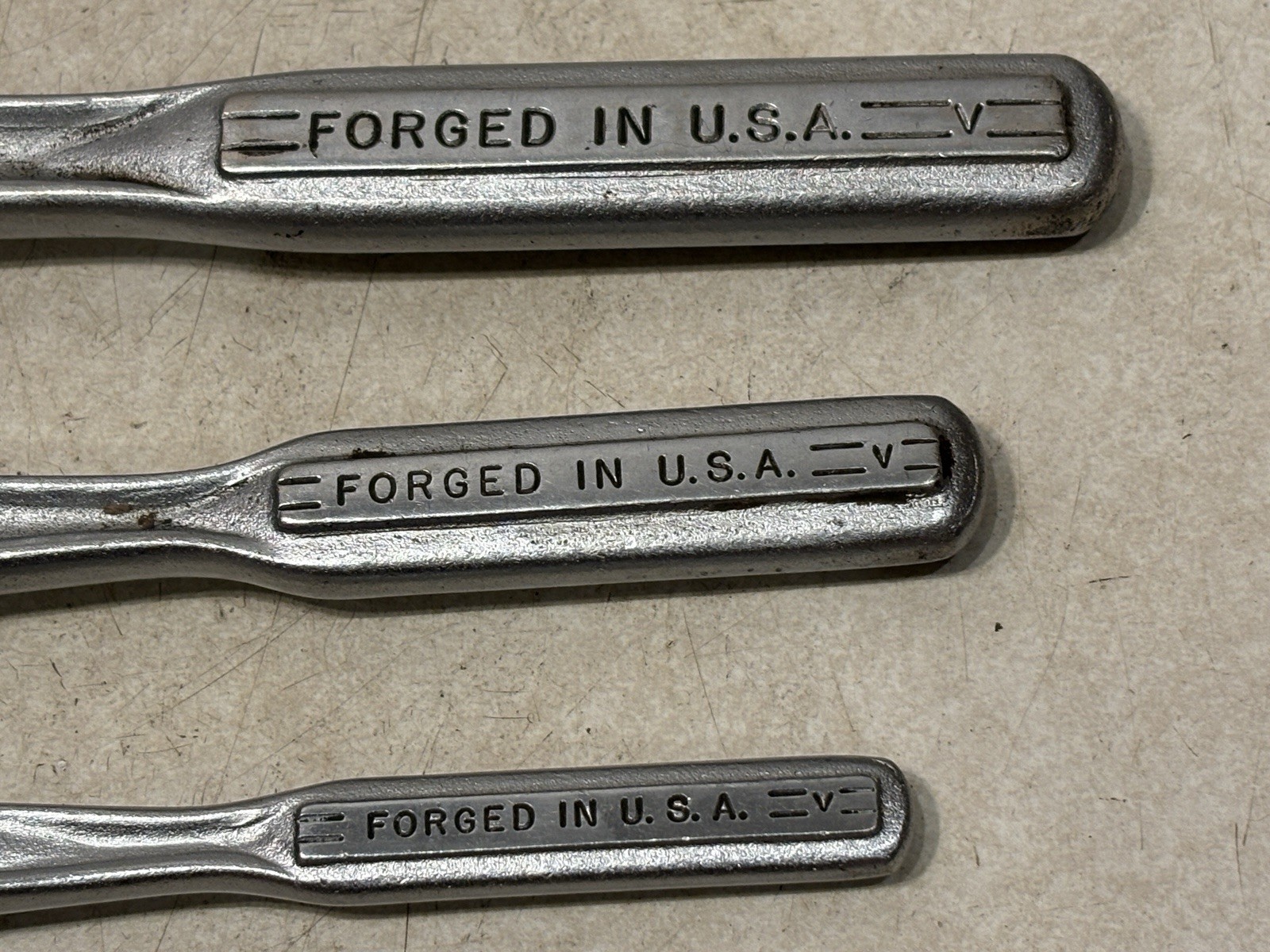 Vintage Craftsman 1/4” 3/8″ 1/2″ Ratchets =V= Flying V Made In USA
