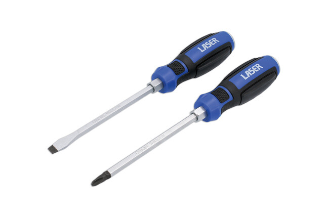 Laser 7938 2 Piece Pound Go-Through Screwdriver Set