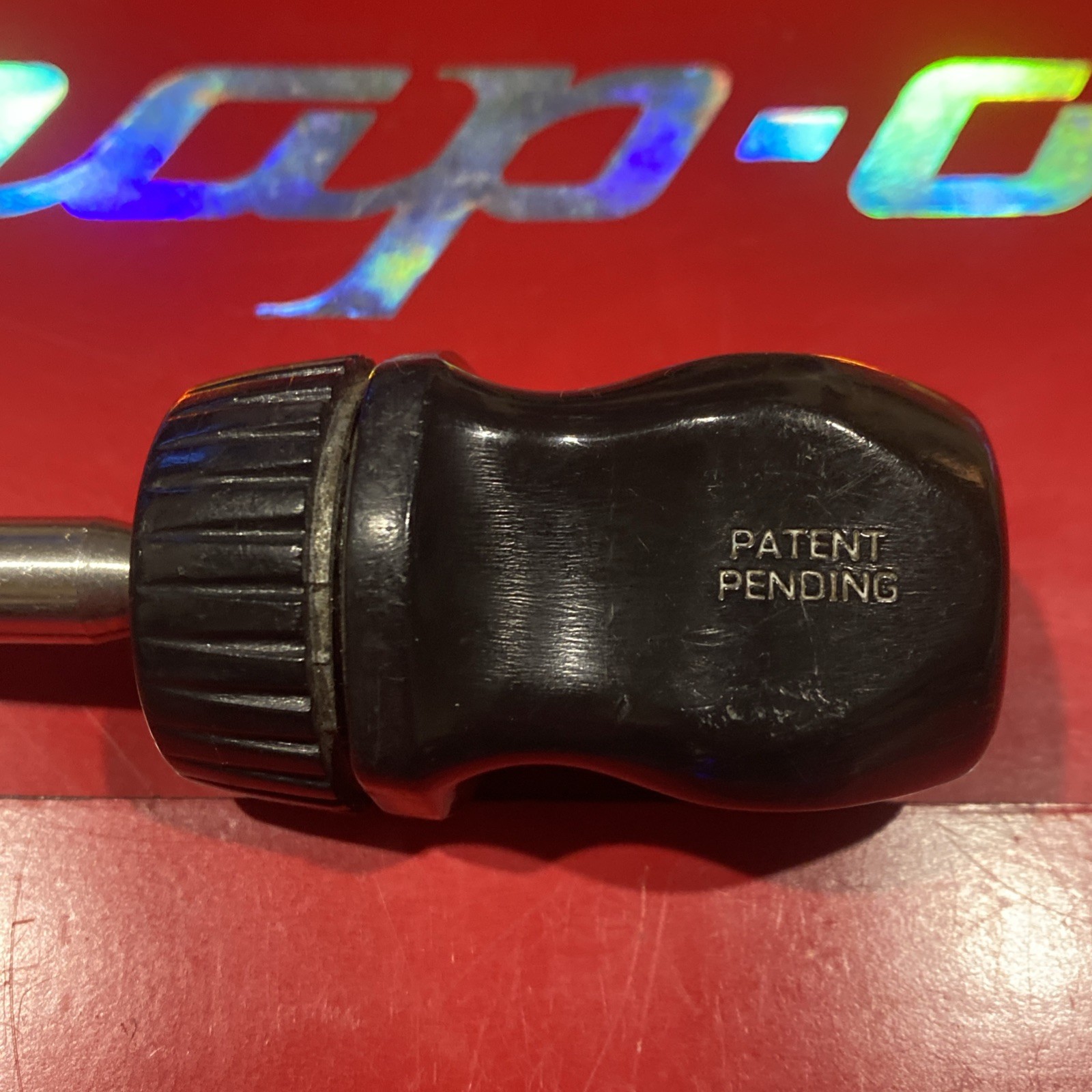 Snap On USA Ratcheting Magnetic Stubby Black Screwdriver SSDMR1