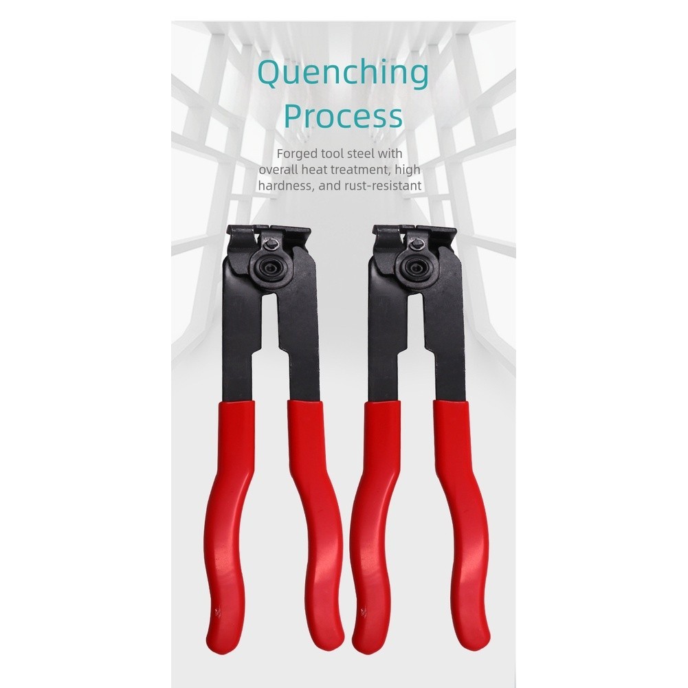 Heavy Duty Hose Clamp Pliers for Automotive Use Steel and Plastic Handle