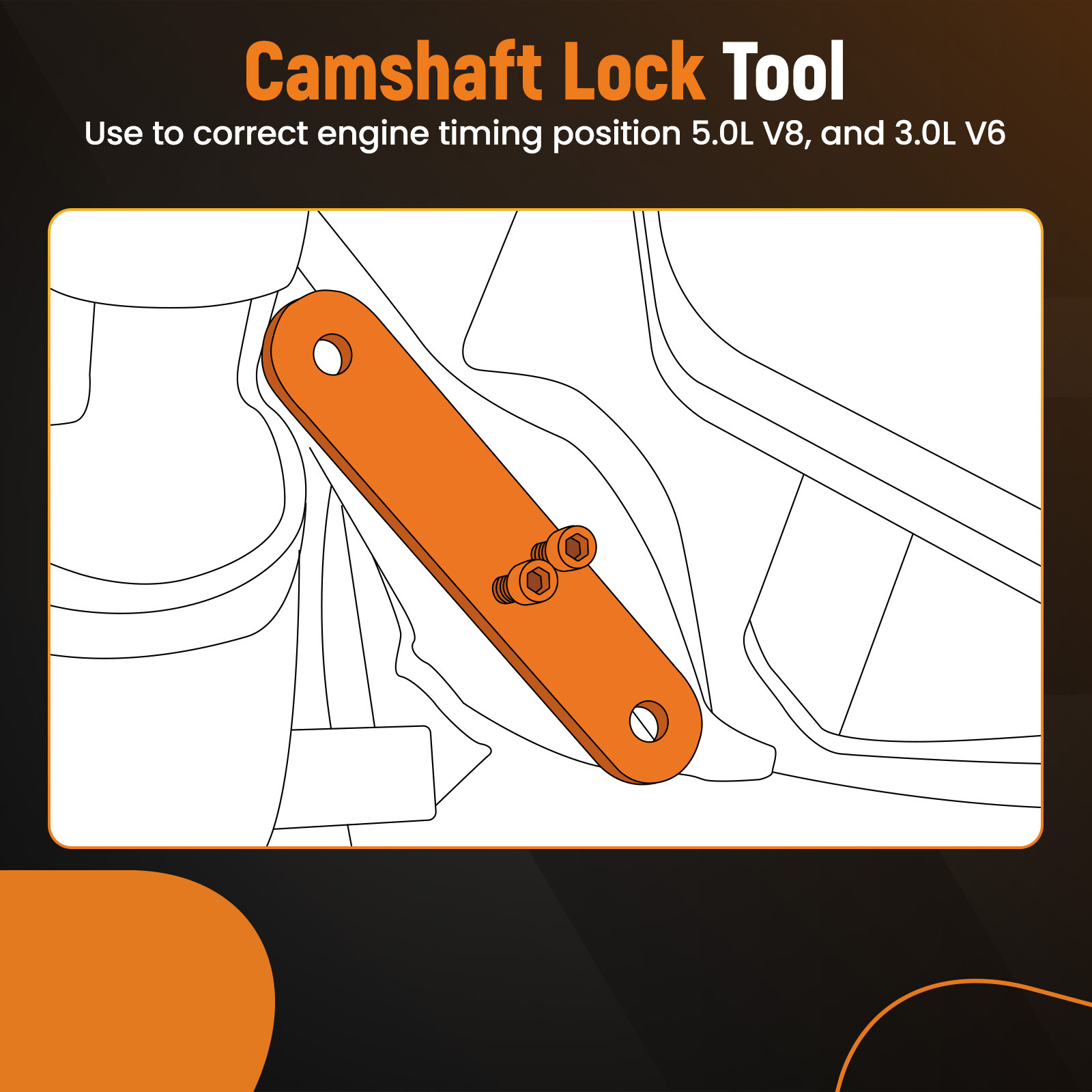 Timing Camshaft Alignment Tool for Jaguar Land Rover Range Rover Sport AJ-126