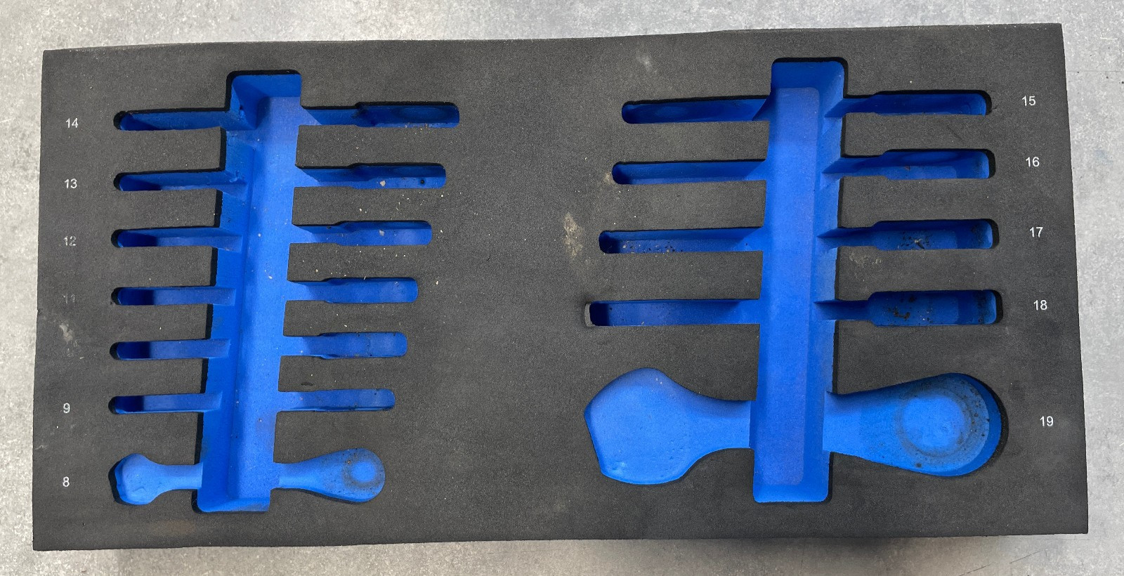 Cornwell Tools CRW12MSSB 12 Pc Stubby Metric Ratcheting Wrench Set In Foam Tray
