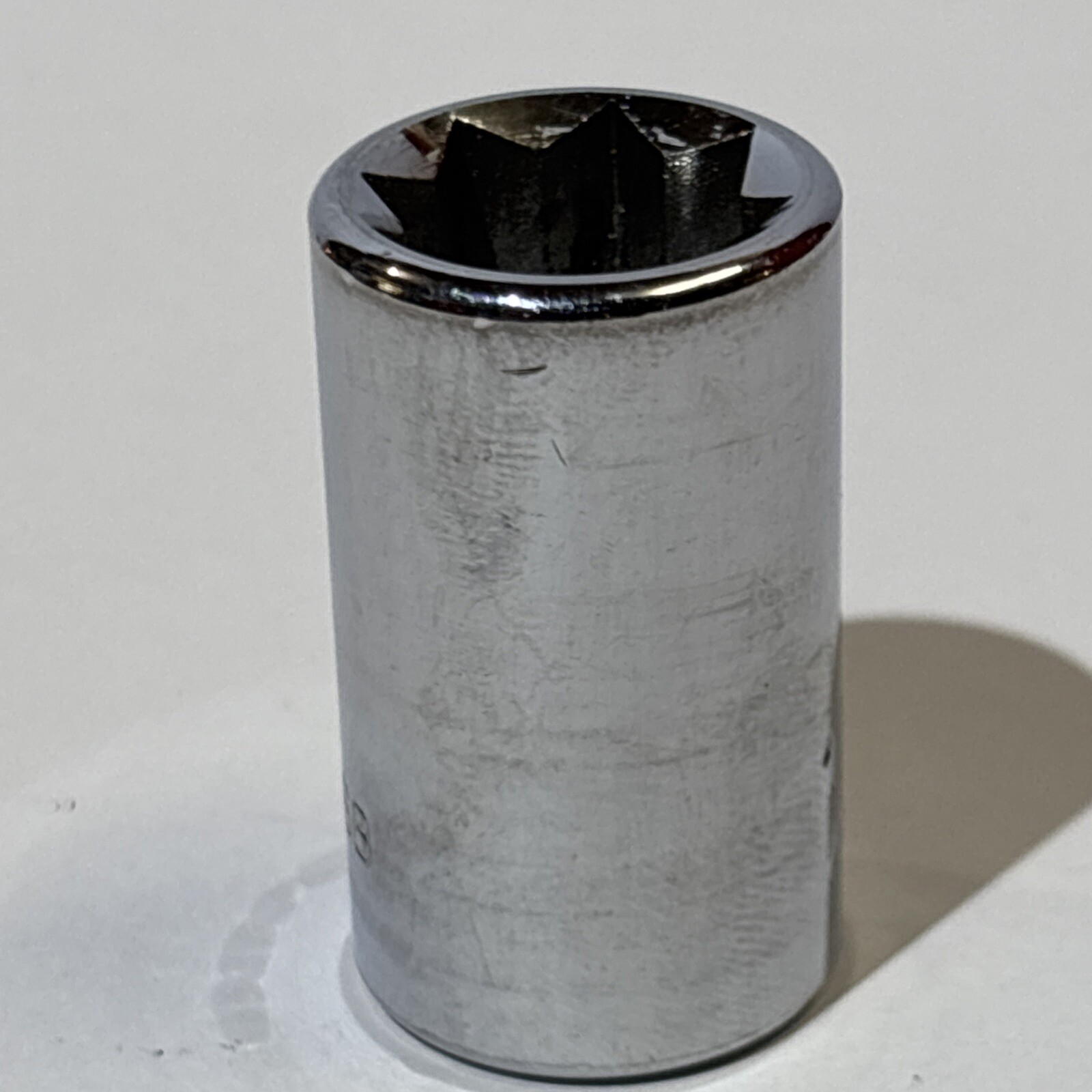 Matco 1/2″ Shallow Socket 3/8″ Drive 8 Point Double Square B168 USA