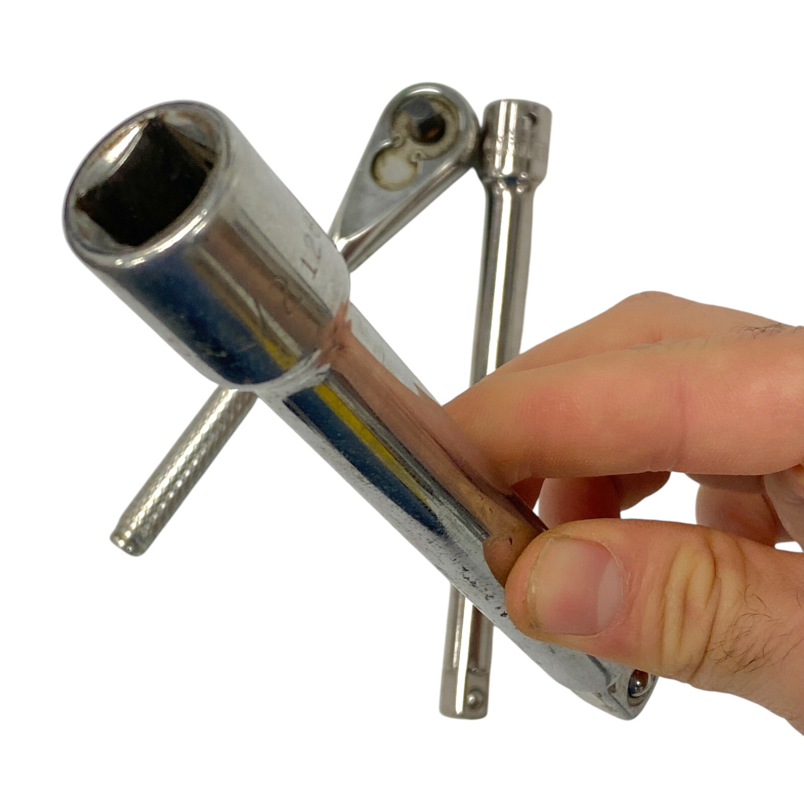 Allen 10900 1/4 Ratchet and 12810 1/2 11910 3/8 in Drive Extension Bar 3 Pcs USA