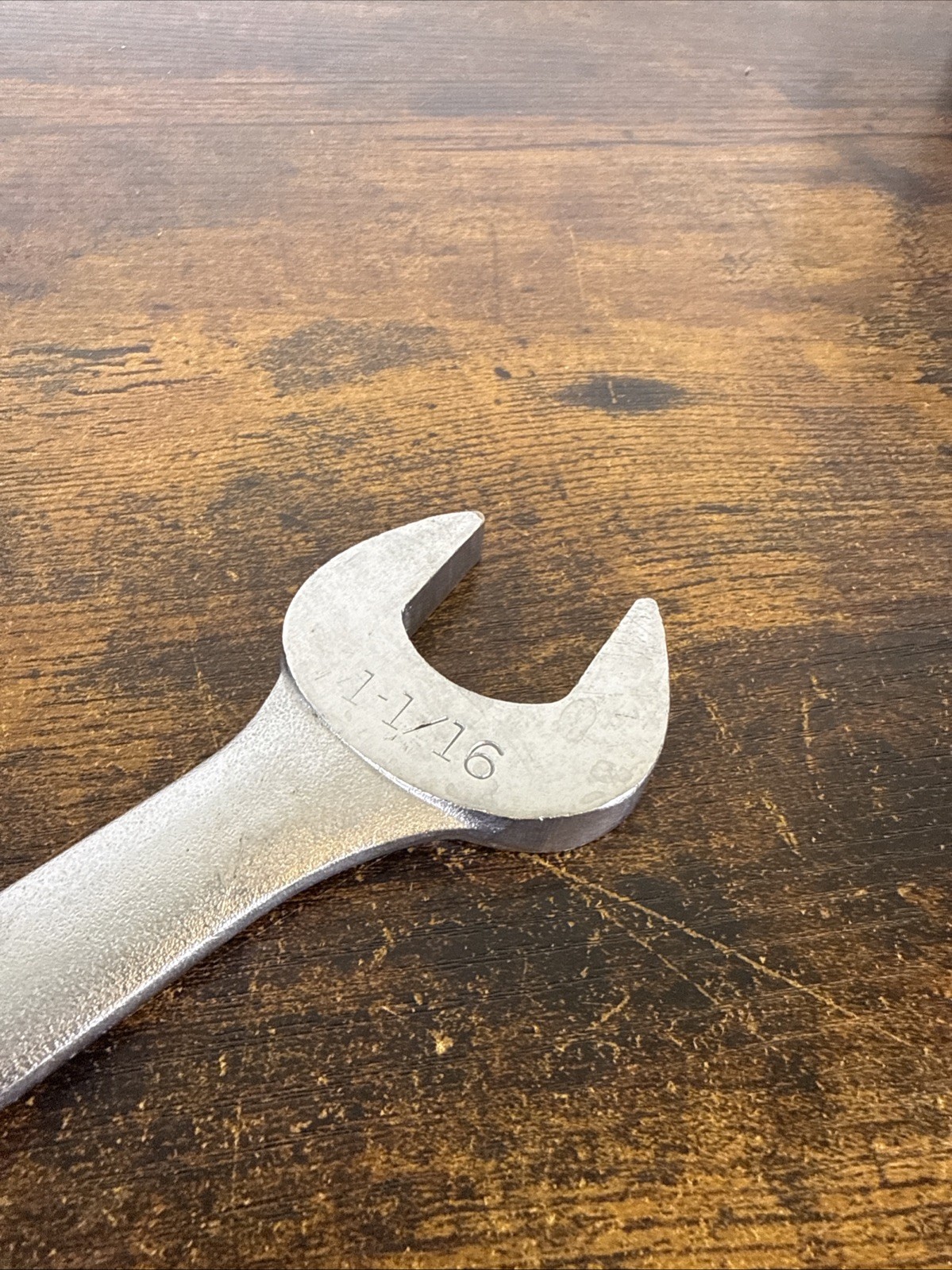 Craftsman V‑44706 1‑1/16″ SAE Combination Wrench 12‑Point USA Vintage Engraved