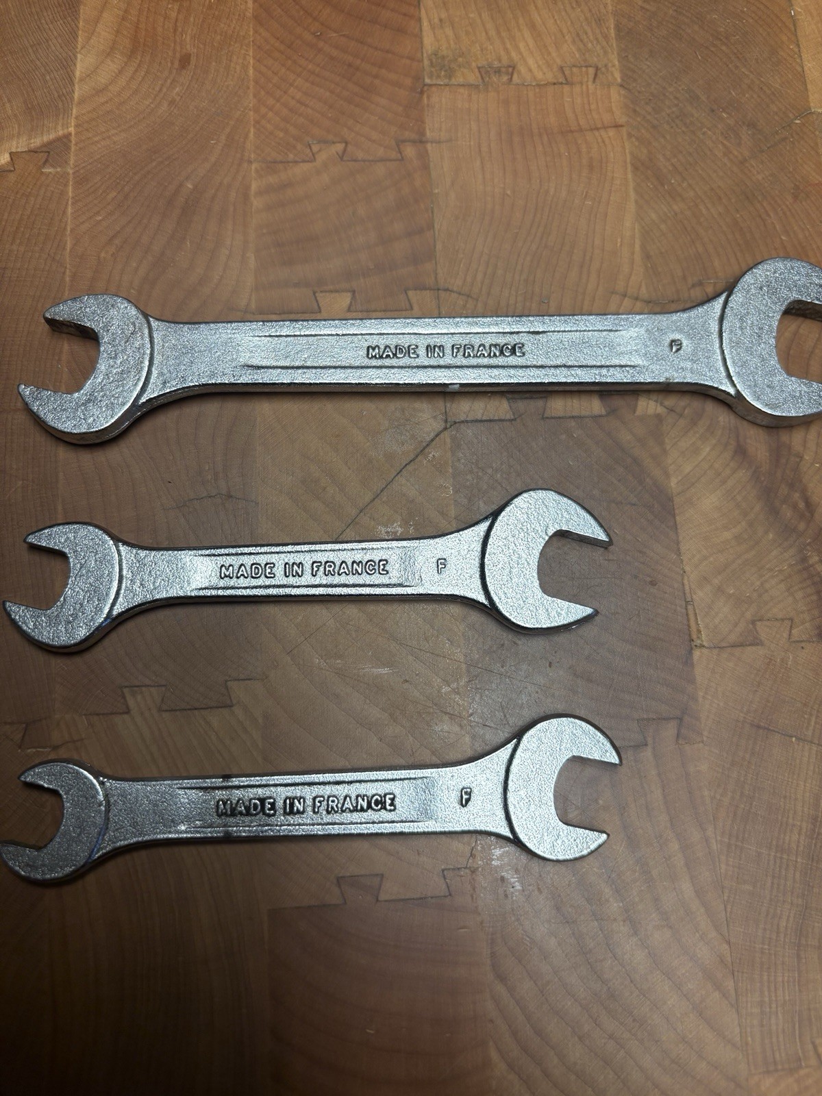 Renault Metric Wrench Lot (17 – 14, 13 – 11, 12 – 10) Made in France (1970’s)