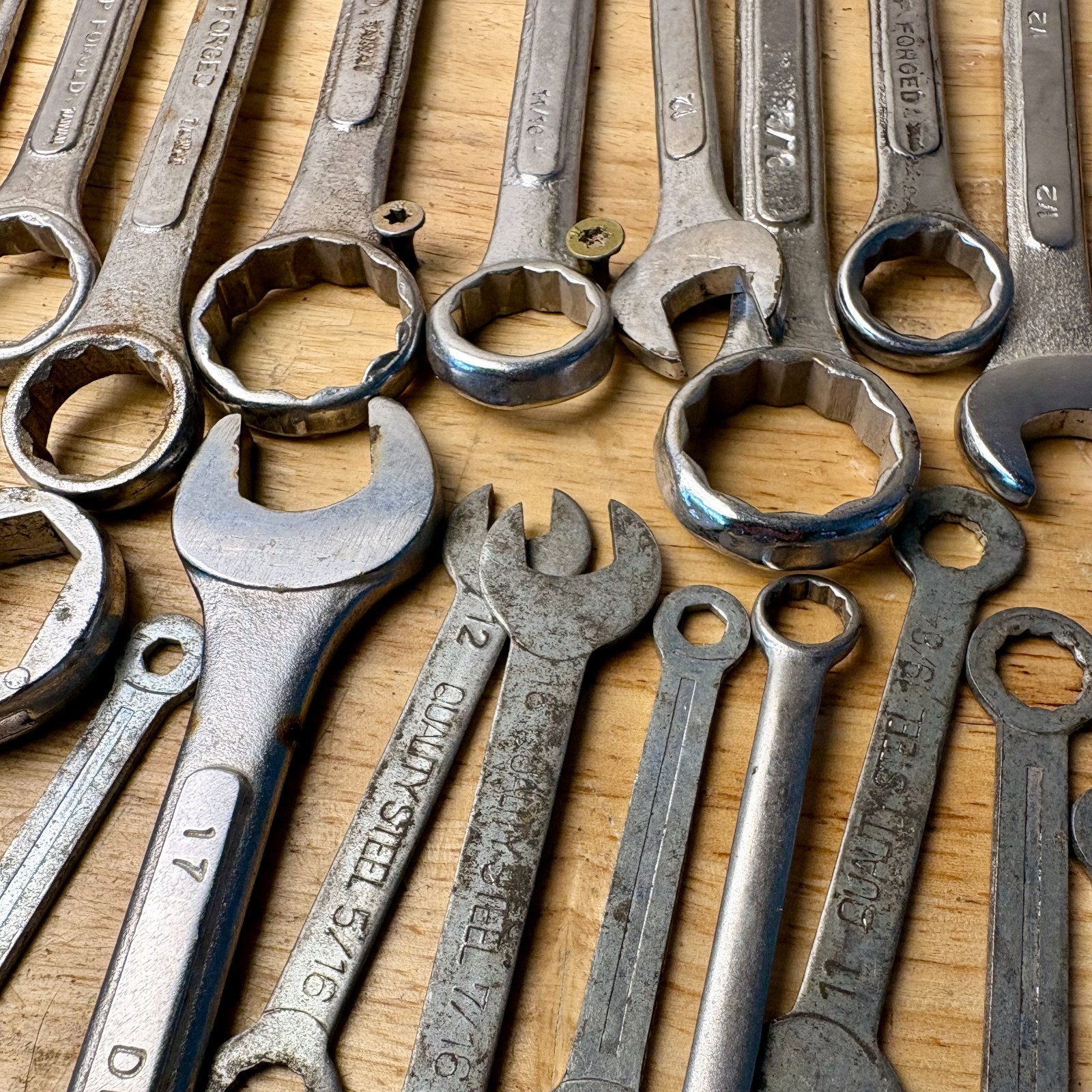 36 Pc Mixed Wrench Lot Mechanic Hand Tools SAE Metric Assorted Unbranded Set