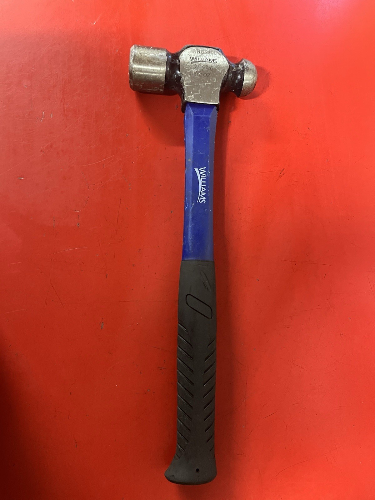 Ball Pein Hammers, Fiberglass Handle with Cushion Grip, Williams 32oz