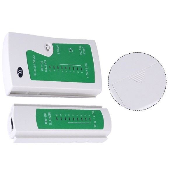 Portable Lightweight Network Cable Tester Straight Open Short Detection