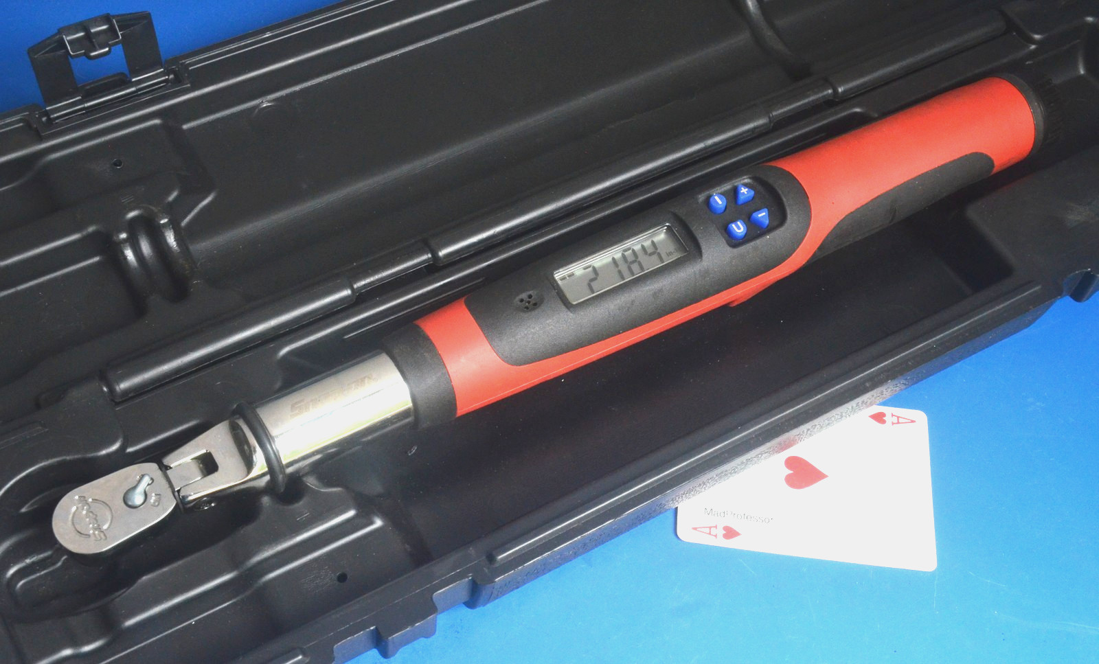 Snap-on tool 1/4″ Drive Techwrench Digital Torque Wrench 2021 24-240 in.lb. Case