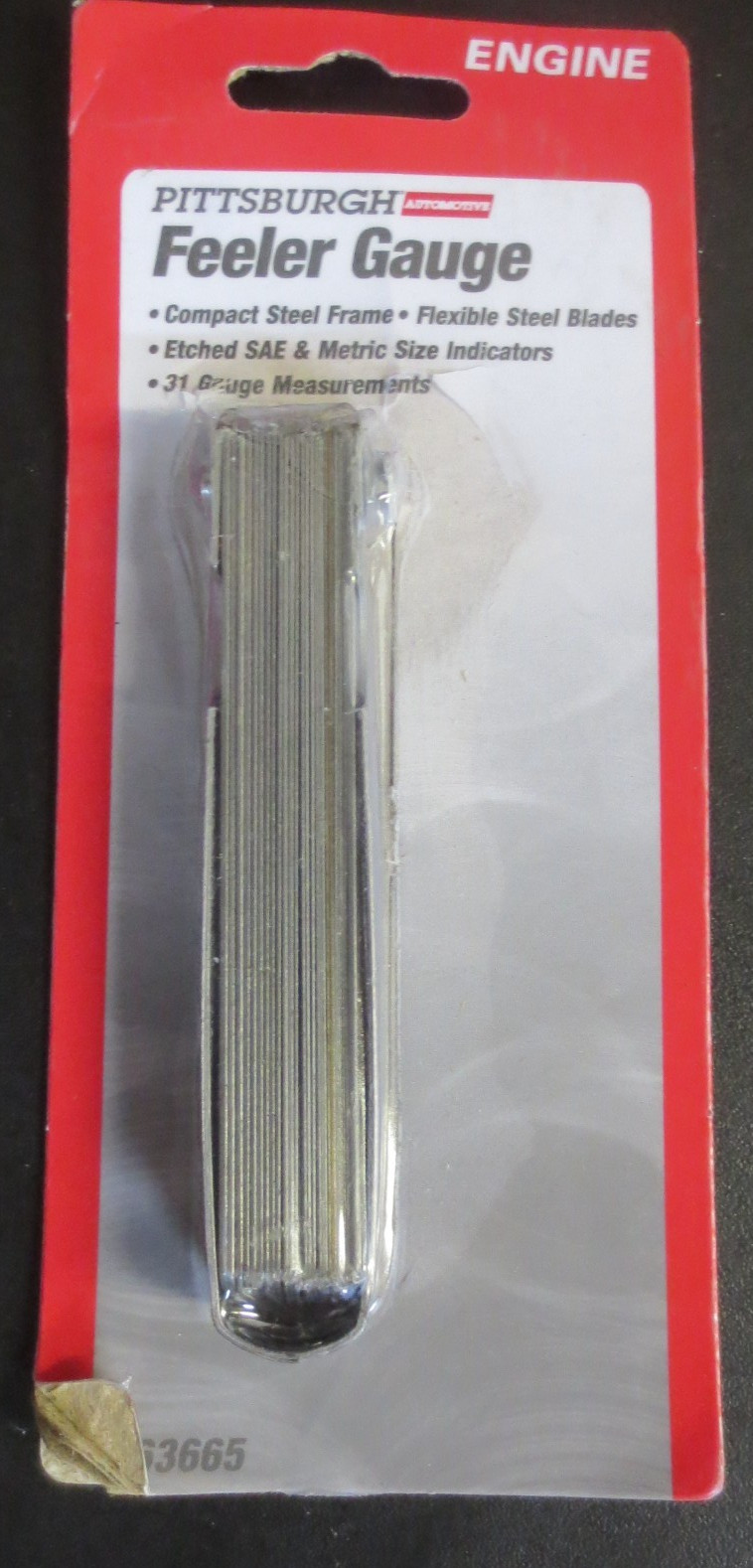 PITTSBURGH Feeler Gauge, 32-Piece – 63665