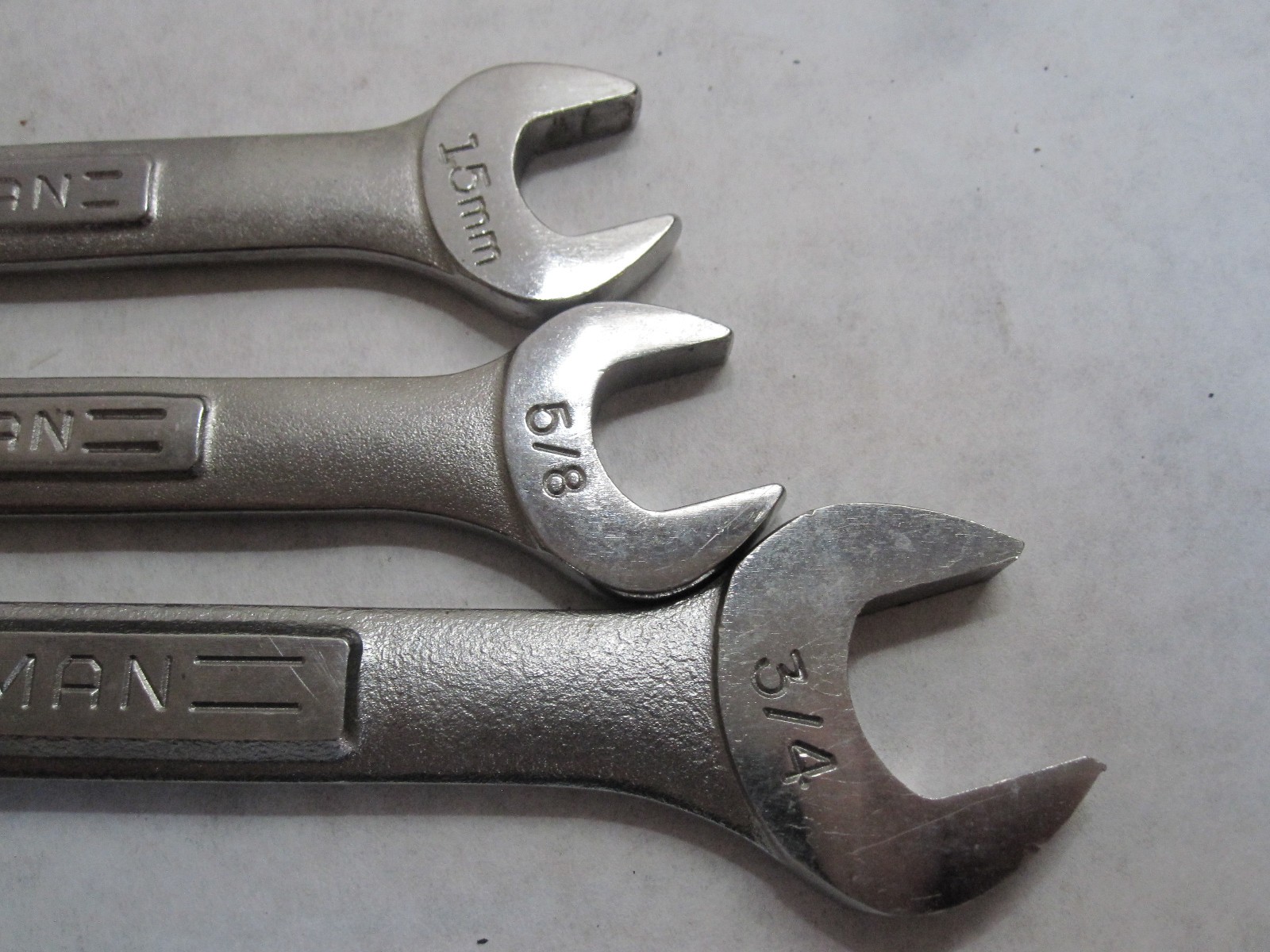Craftsman set of 3 wrenches see description