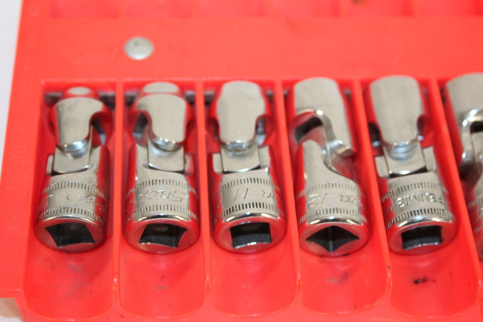 15 Snap-on Tools METRIC #7 thru #24 Swivel Socket Set, 3/8 drive, FSUM, + SAE