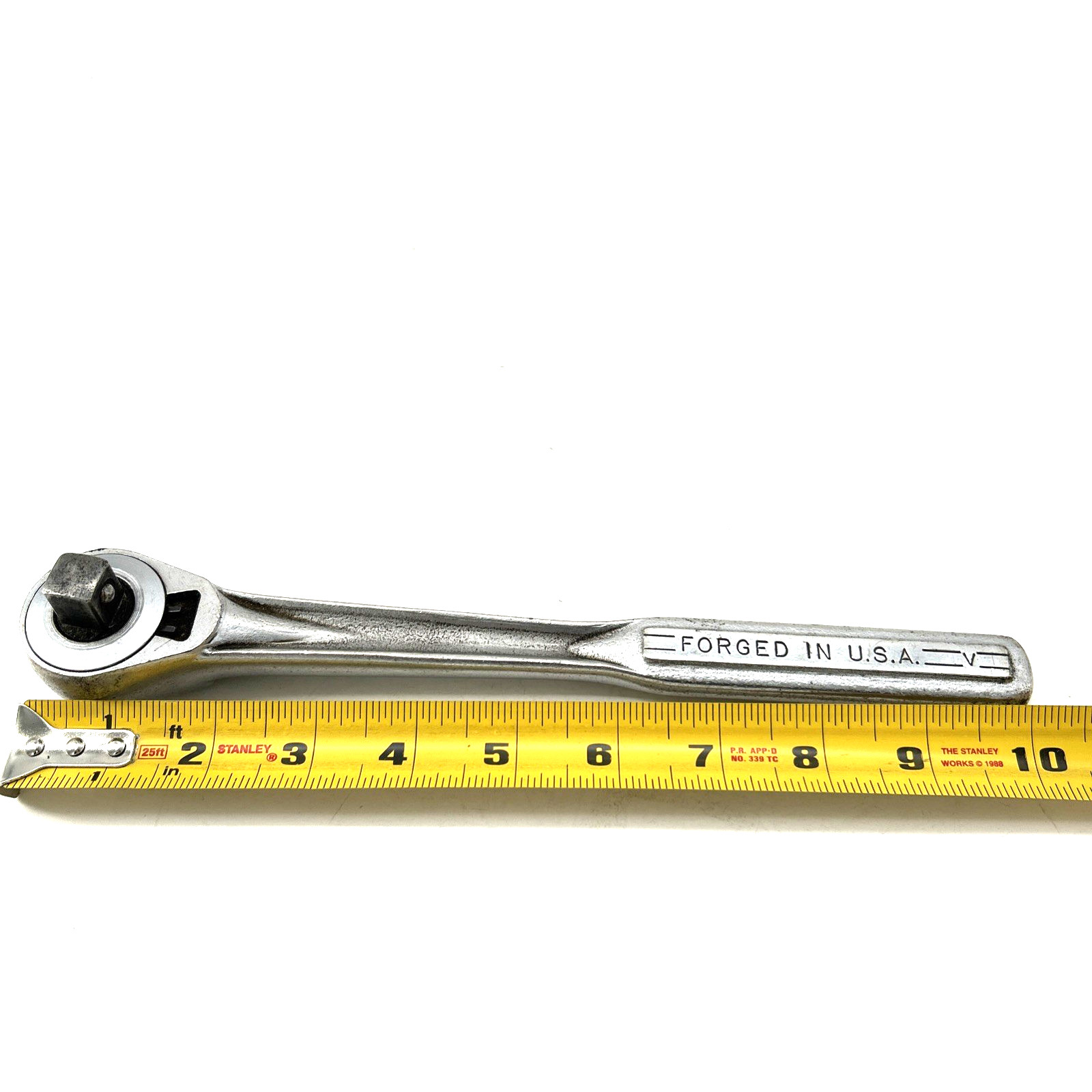 Vintage Craftsman Flying V 1/2” Drive Ratchet 10” Long Fully Functional