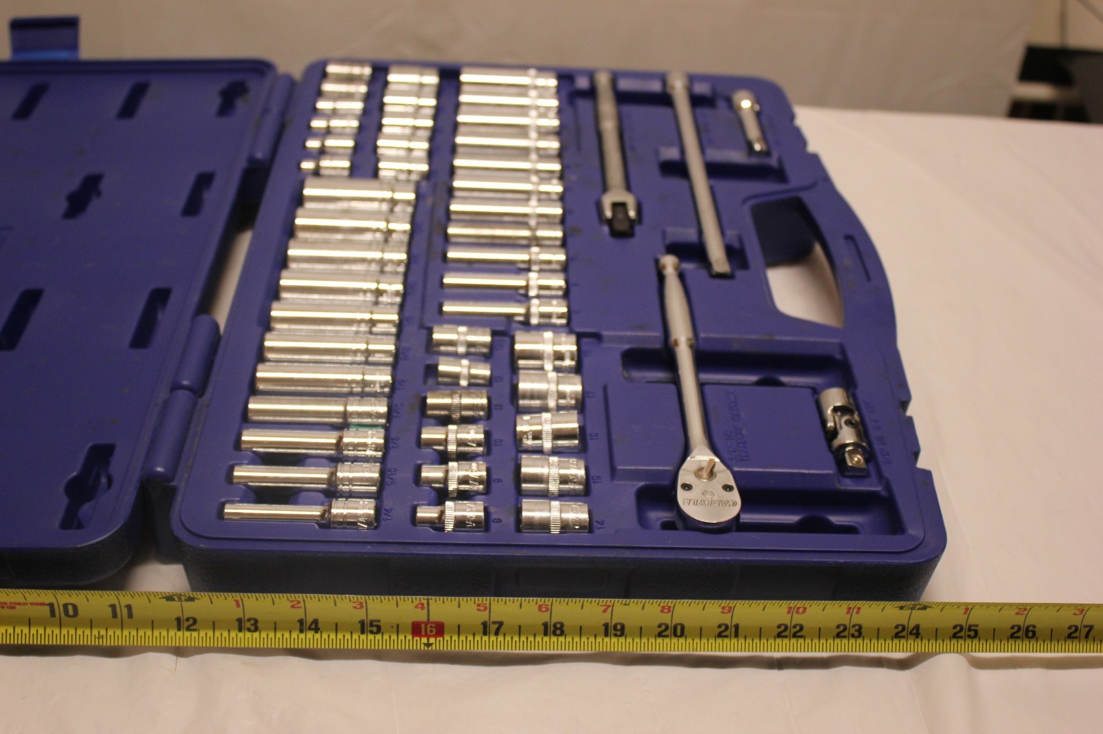 Napa Carlyle Tools Socket Set 3/8″ DR. SAE and Metric 49 Pc Set MSS3849 C2