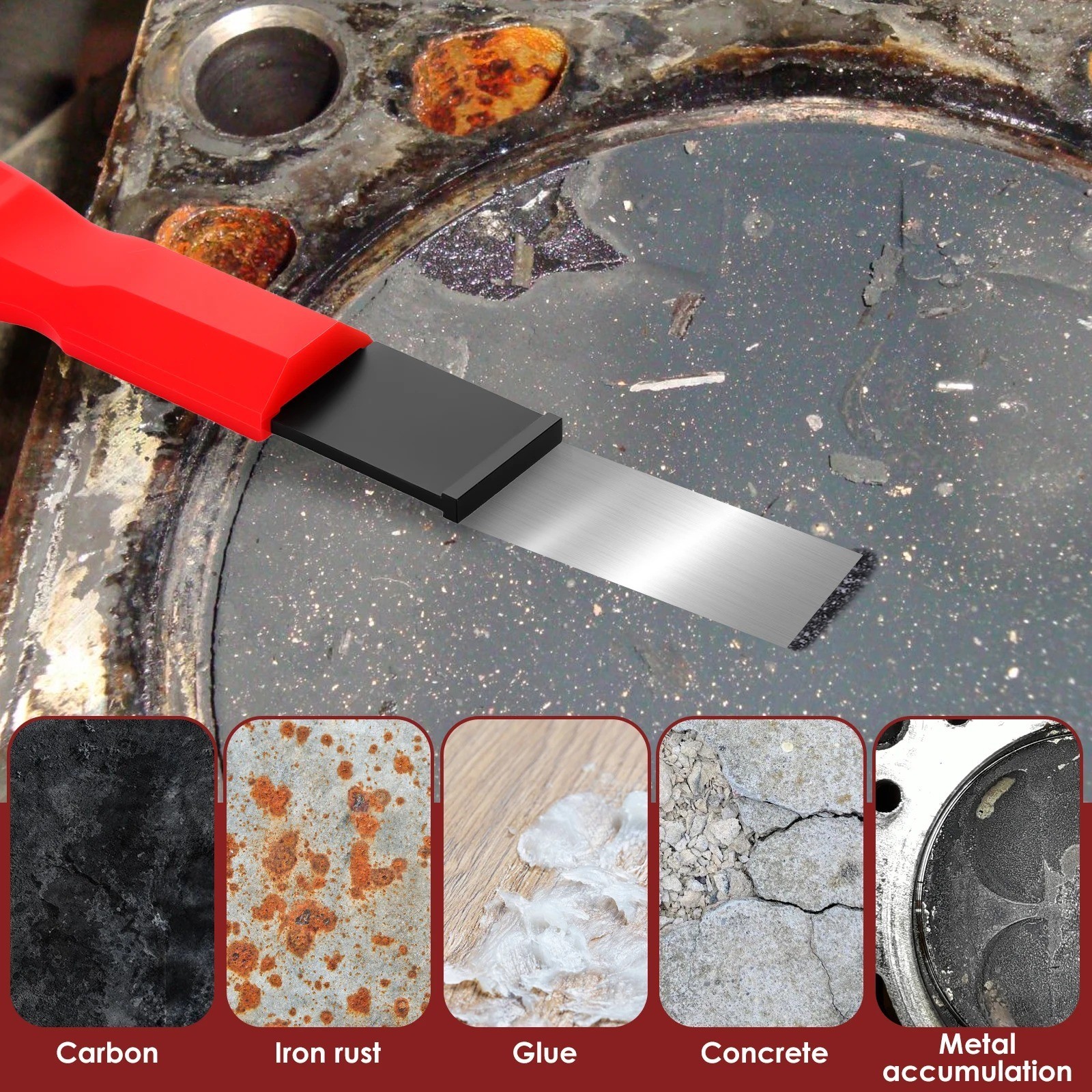 LISLE TOOLS CARBIDE GASKET SCRAPER SET – 5/8” and 1-1/4” wide – automotive tools