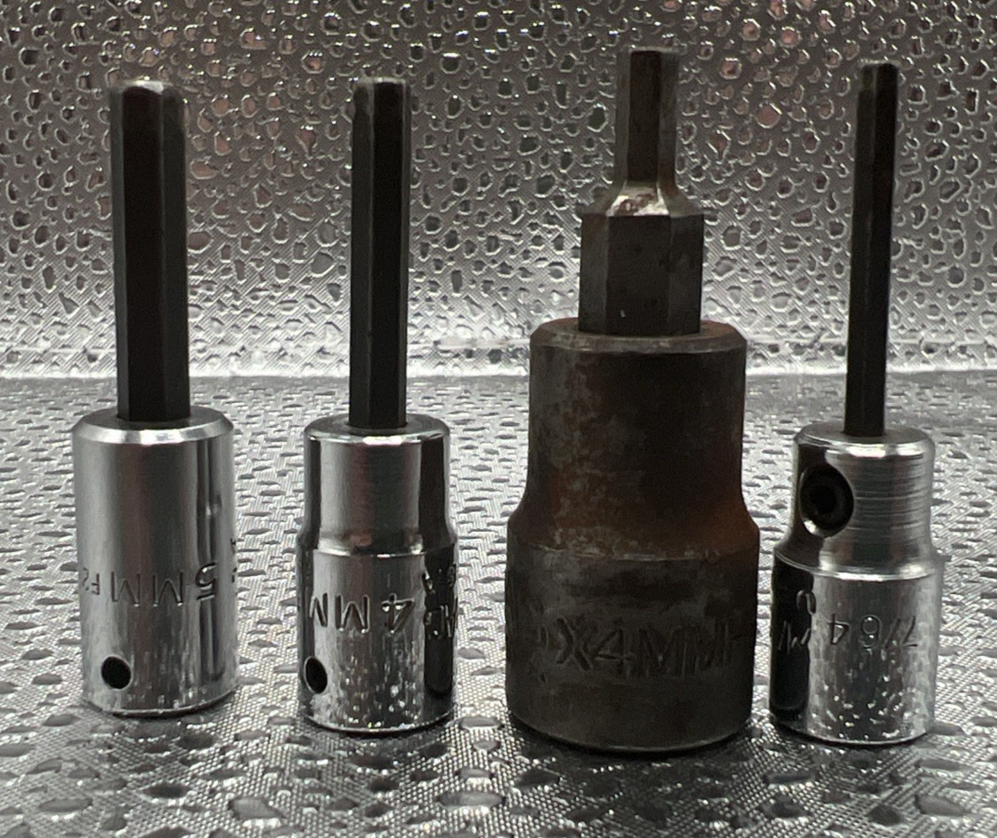 Mixed lot of MAC Tools 26pc Hex Sockets Made USA
