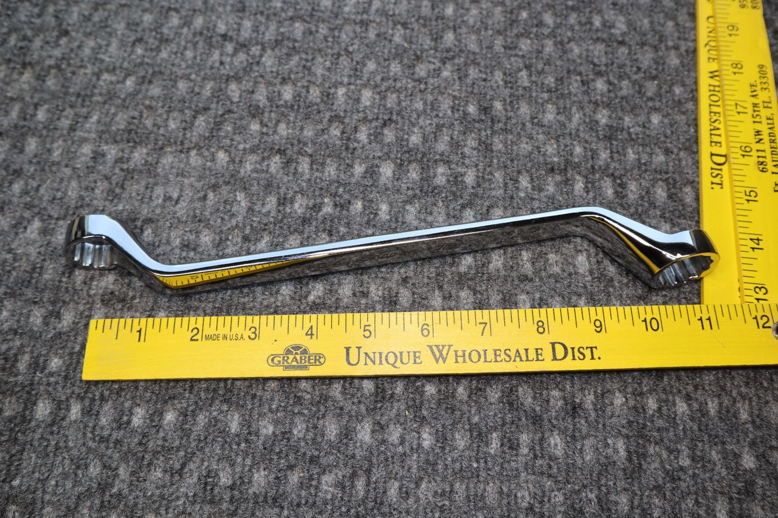 Snap On Tools SAE Wrench 12 Point Box End Off Set 3/4″ – 7/8″ XO2428 USA Clean
