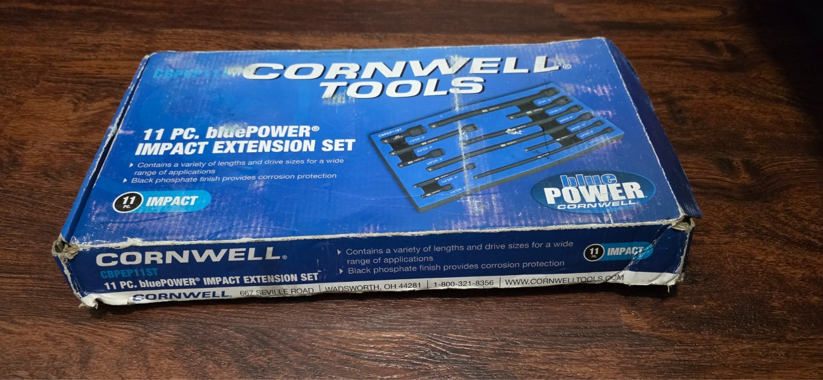 Cornwell 11pc impact extension set cbpep11st