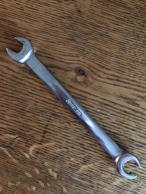 Wrench SNAP ON Dbl End Flare Nut 3/8″ 6 point Used RXS12 CHROME